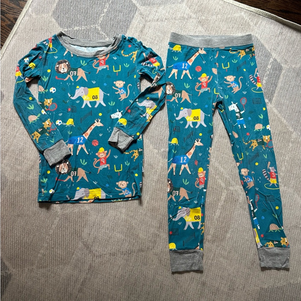 Little Sleepies LS PJ Set in Jungle Gym, size 3T